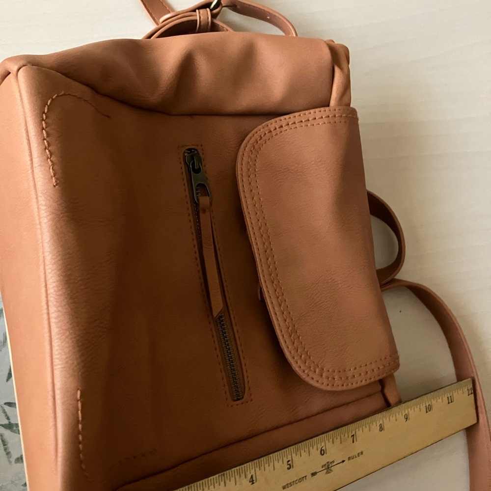 Universal Thread Tan Backpack With Structured Des… - image 5